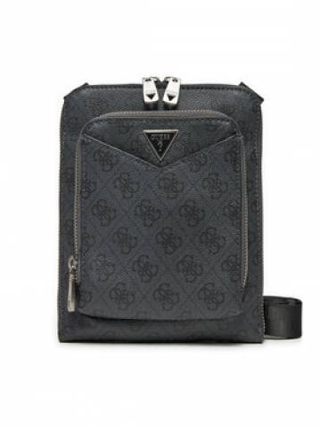 Guess Плоска сумка HMSILO P5109 Чорний Guess Плоска сумка HMSILO P5109 Чорний