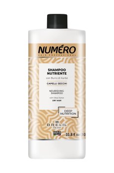 Шампунь для сухих волос Brelil Numero Nourishing Shampoo с маслом карите, 1 л