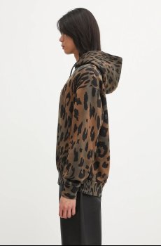 Хлопковая кофта Aries Leopard Hoodie
