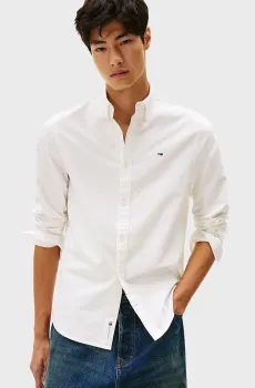 Мужская белая рубашка REG OXFORD Белый L Tommy Jeans DM0DM21298