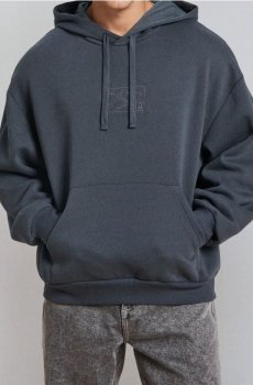 Худі Comfort Fit з вишивкою - steel blue