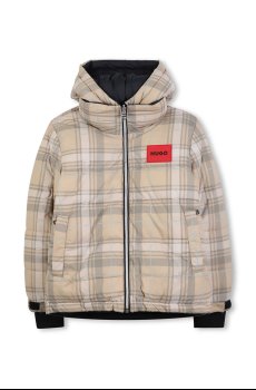 Детская двусторонняя пуховая куртка HUGO