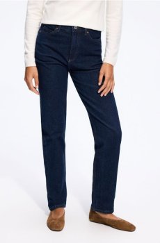 Reserved - Джинси mom fit slim з подовженими штанинами - темно-синій - 268KS-95J