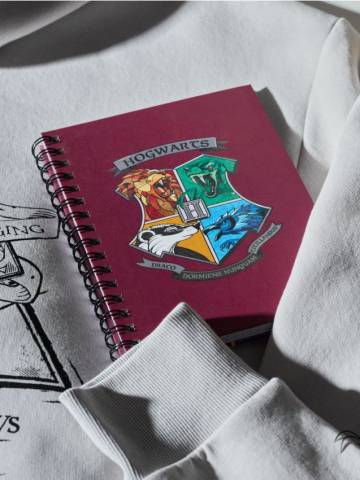 А5 спіральний зошит у клітинку Harry Potter - буряковий А5 спіральний зошит у клітинку Harry Potter - буряковий