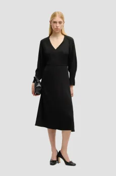 Женское черное платье Черный 32 BOSS 50533966;001