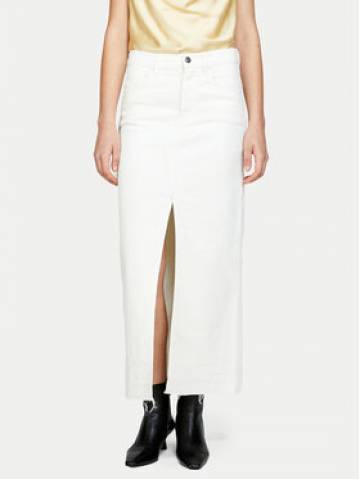 Sisley Джинсова спідниця 4TLALE03I Білий Regular Fit Sisley Джинсова спідниця 4TLALE03I Білий Regular Fit