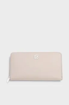 Мужской бежевый кошелек Бежевый ONESIZE HUGO 11546