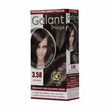 Крем-краска для волос Galant Image Permanent Hair Colouring Cream 3.58 Пепельно-коричневый, 115 мл Крем-краска для волос Galant Image Permanent Hair Colouring Cream 3.58 Пепельно-коричневый, 115 мл