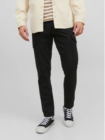 Jack&Jones Штани з тканини Ollie 12224001 Чорний Regular Fit Jack&Jones Штани з тканини Ollie 12224001 Чорний Regular Fit