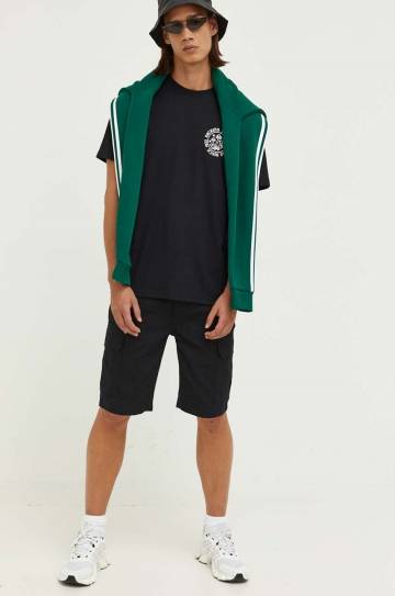 Хлопковые шорты Dickies Millerville цвет чёрный DK0A4XEDBLK1-BLACK Хлопковые шорты Dickies Millerville цвет чёрный DK0A4XEDBLK1-BLACK