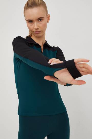 Спортивная кофта Reebok Tech Style женская цвет зелёный узор Спортивная кофта Reebok Tech Style женская цвет зелёный узор