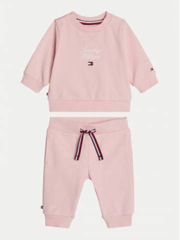Tommy Hilfiger Спортивний костюм Essential KN0KN01939 Рожевий Regular Fit Tommy Hilfiger Спортивний костюм Essential KN0KN01939 Рожевий Regular Fit