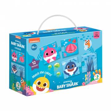 Пазлы DoDo Duo Baby Shark Соедини цвета, 13*6.5 см, от 1.5 года, 24 элемента (200586) Пазлы DoDo Duo Baby Shark Соедини цвета, 13*6.5 см, от 1.5 года, 24 элемента (200586)