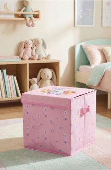 Коробка для зберігання з кришкою та ручкою PAW Patrol - рожевий