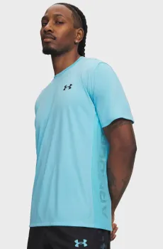Мужская голубая футболка UA Tech Utility SS Голубой XL Under Armour 6013801-481