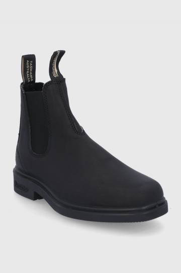 Кожаные полусапоги Blundstone 063 женские цвет чёрный на плоском ходу Кожаные полусапоги Blundstone 063 женские цвет чёрный на плоском ходу