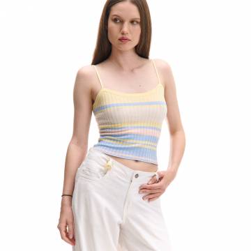 Cropp - Топ на бретельках - різнобарвний