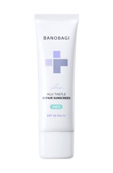 Солнцезащитный крем для лица Banobagi Milk Thistle Repair Cica Sunscreen Plus SPF 45 PA+++, 50 мл