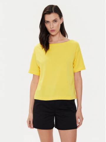 Sisley Футболка 3096L400N Жовтий Relaxed Fit Sisley Футболка 3096L400N Жовтий Relaxed Fit