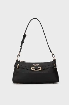 Женская черная сумка SILVYE SHOULDER BAG Черный ONESIZE Guess HWBG9527170
