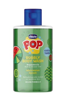 Детский гель для душа Chicco Pop Watermelon Splash Bubbly Body Wash, 300 мл