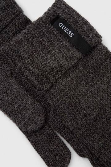 Перчатки Guess мужские цвет серый Перчатки Guess мужские цвет серый