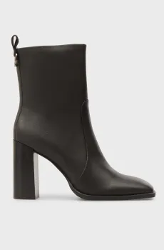 Женские черные кожаные ботильоны Charline Черный 38 PRPY PRFLT4625W