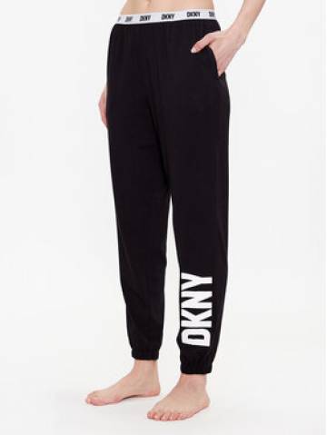 DKNY Піжамні штани YI2822635 Чорний Regular Fit DKNY Піжамні штани YI2822635 Чорний Regular Fit
