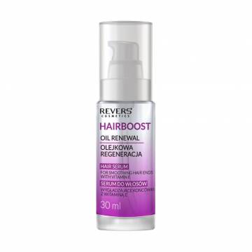 Сыворотка Revers Cosmetics Hairboost Hair Serum для разглаживания кончиков волос, с витамином E, 30 мл Сыворотка Revers Cosmetics Hairboost Hair Serum для разглаживания кончиков волос, с витамином E, 30 мл