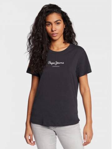 Pepe Jeans Футболка Wendy PL505480 Чорний Regular Fit Pepe Jeans Футболка Wendy PL505480 Чорний Regular Fit