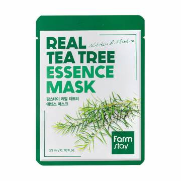Тканевая маска для лица FarmStay Real Tea Tree Essence Mask с экстрактом чайного дерева, 23 мл Тканевая маска для лица FarmStay Real Tea Tree Essence Mask с экстрактом чайного дерева, 23 мл