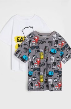 Футболки, упаковка 2 шт. The Simpsons - різнобарвний