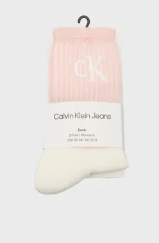 Женские носки (2 пары) GLOSSY RIB Разноцветный 35-38 Calvin Klein 701229467