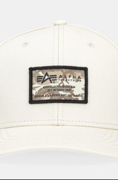 Хлопковая кепка Alpha Industries Crew Camo Cap