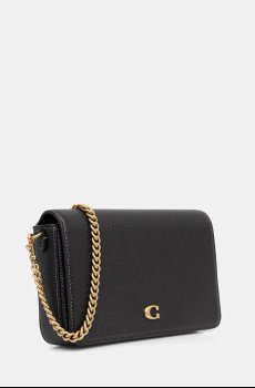 Кожаная сумочка Coach Mila Crossbody Bag With Signature Canvas