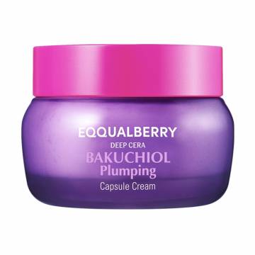 Крем для лица Eqqualberry Bakuchiol Plumping Capsule Cream с бакучиолом, 50 мл Крем для лица Eqqualberry Bakuchiol Plumping Capsule Cream с бакучиолом, 50 мл
