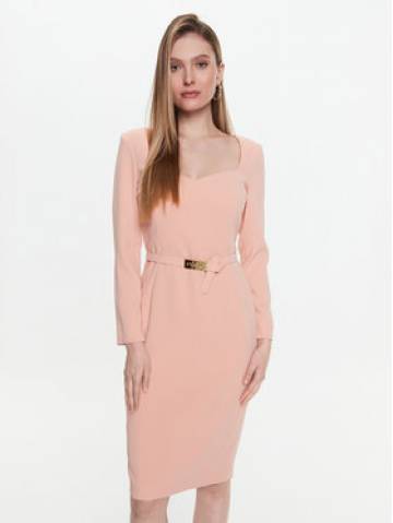 Pinko Коктейльна сукня Mendosa 100559 7624 Рожевий Regular Fit Pinko Коктейльна сукня Mendosa 100559 7624 Рожевий Regular Fit