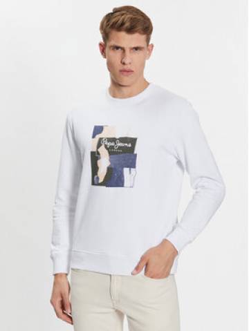 Pepe Jeans Світшот PM582479 Білий Regular Fit Pepe Jeans Світшот PM582479 Білий Regular Fit