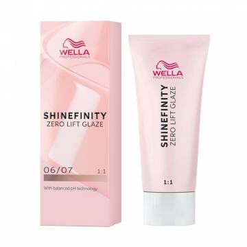 Полуперманентная краска для волос Wella Professionals Shinefinity Zero Lift Glaze 06/07 Deep Walnut, 60 мл Полуперманентная краска для волос Wella Professionals Shinefinity Zero Lift Glaze 06/07 Deep Walnut, 60 мл