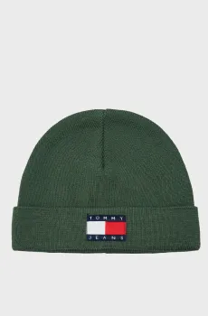 Мужская зеленая шапка TJM MISSION SHORT Зеленый ONESIZE Tommy Jeans AM0AM11747