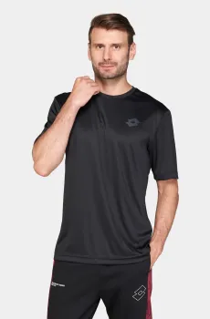 Мужская черная футболка SP TEE II Черный L Lotto 218935/1CL