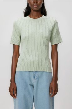 Reserved - Джемпер із текстурованого трикотажу - блідо-зелений - 604IN-07X