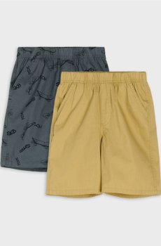 Бавовняні шорти 2 pack - темно-сірий