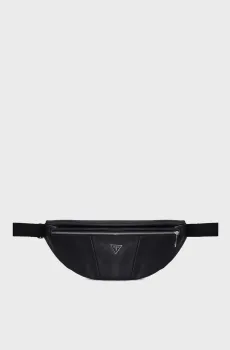 Мужская черная поясная сумка CRTSA SFNO SMRT BUM BAG MED Черный ONESIZE Guess HMECSAP3331
