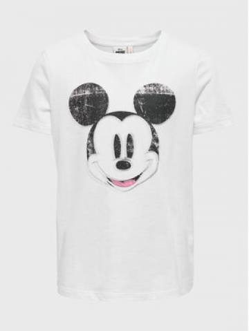 Kids ONLY Футболка MICKEY MOUSE 15271015 Білий Boxy Fit Kids ONLY Футболка MICKEY MOUSE 15271015 Білий Boxy Fit