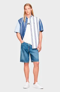 Мужские синие джинсовые шорты BERMUDA SHORT STR 4YRS EAST Синий 31 Tommy Hilfiger MW0MW35175
