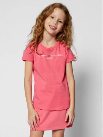Tommy Hilfiger Футболка Essential Tee KG0KG05242 D Рожевий Regular Fit Tommy Hilfiger Футболка Essential Tee KG0KG05242 D Рожевий Regular Fit