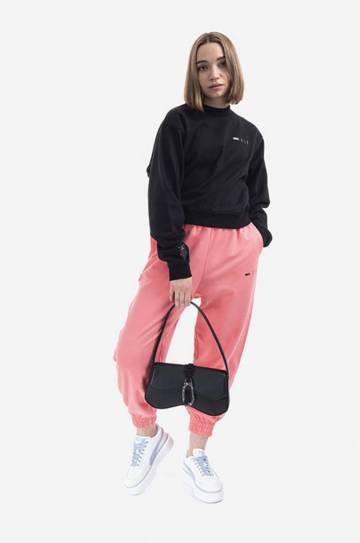 Хлопковая кофта MCQ женская цвет чёрный с принтом 624675RSJ761000-BLACK Хлопковая кофта MCQ женская цвет чёрный с принтом 624675RSJ761000-BLACK