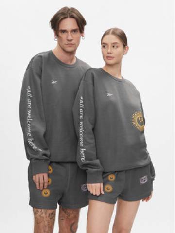 Reebok Світшот Classics Good Vibes Crew Sweatshirt HT6117 Сірий Reebok Світшот Classics Good Vibes Crew Sweatshirt HT6117 Сірий