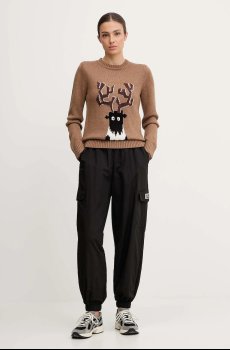 Свитер с добавлением шерсти EA7 Emporio Armani